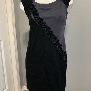 LeChateau dress appliqué detail